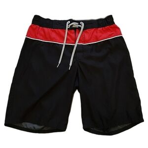 3/$20 Old Navy Swim Trunks ColoUr Block Mens Swimwear Black Red Size Medium